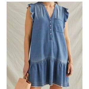 Anthropologie Pilcro Denim Dress